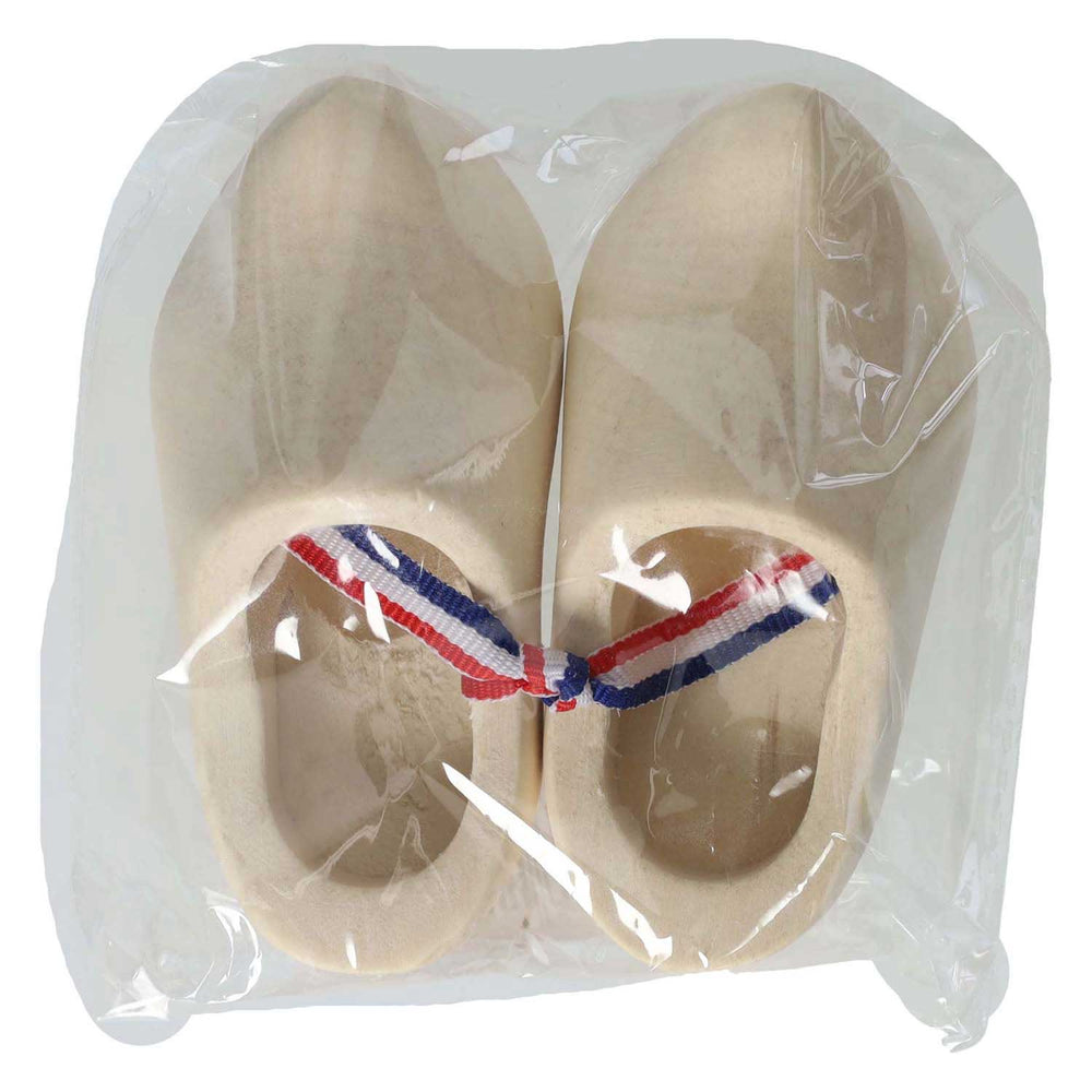 Speelhout houten klompjes 10 cm, 2st.