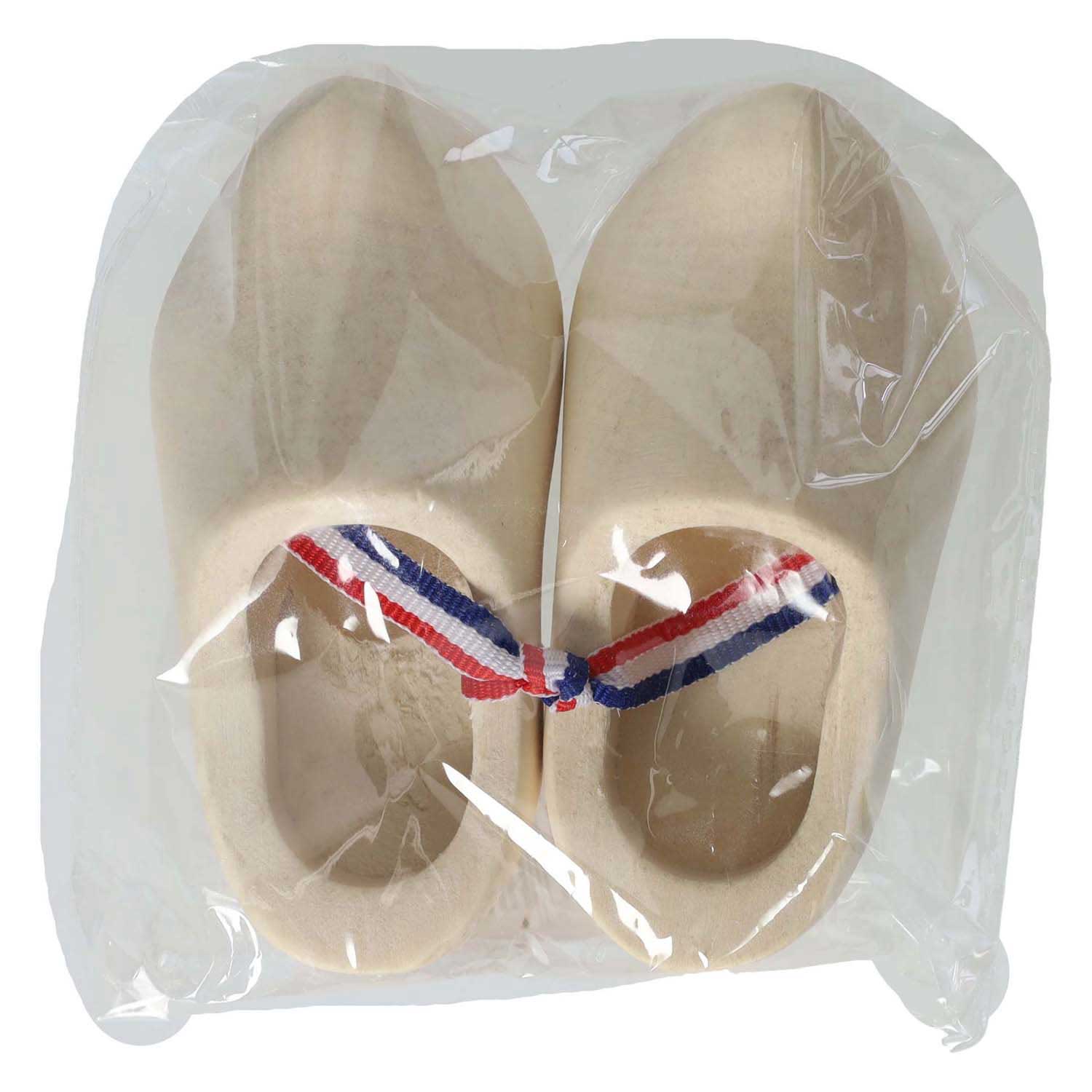 Playwood houten klompjes 10 cm, 2st.