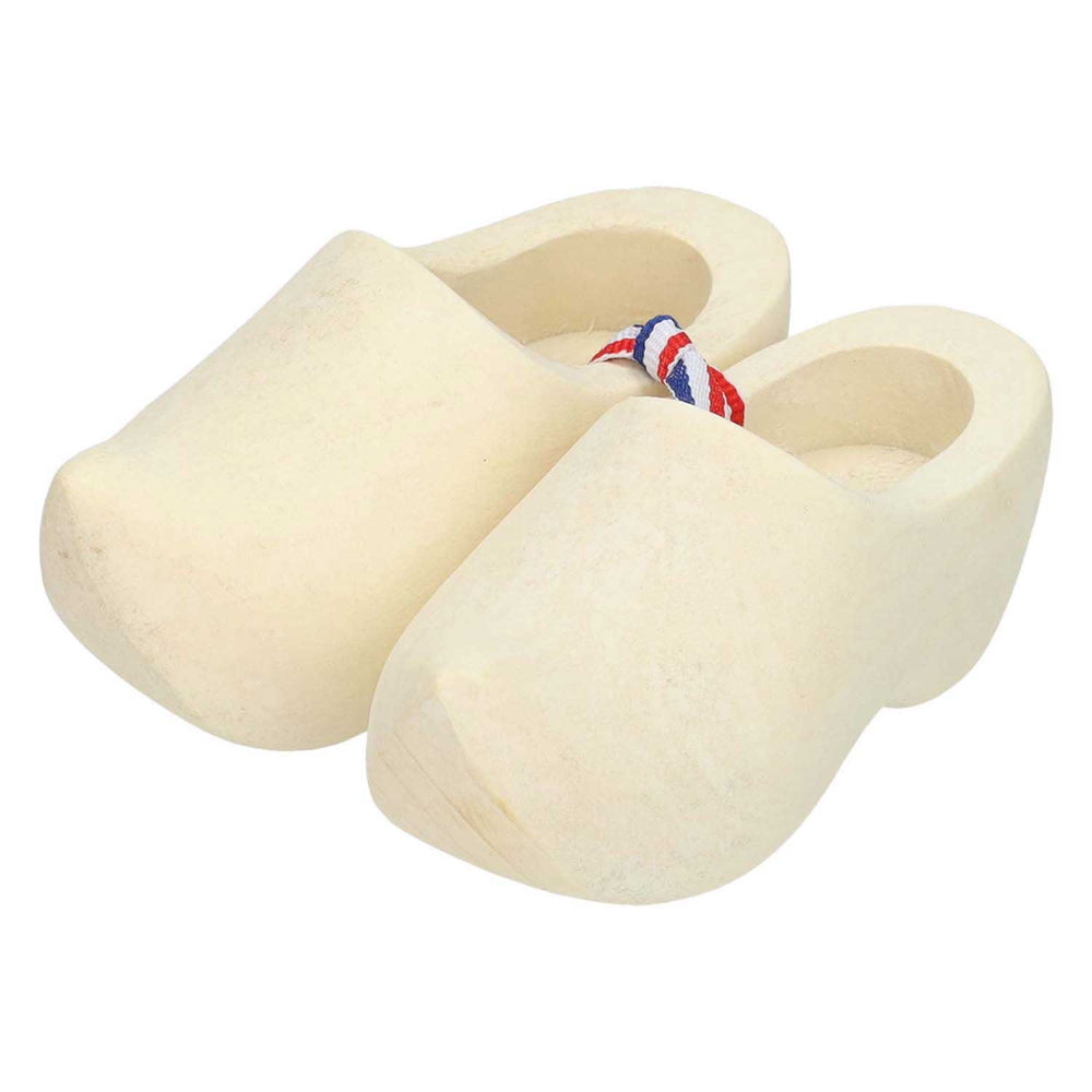 Speelhout houten klompjes 10 cm, 2st.