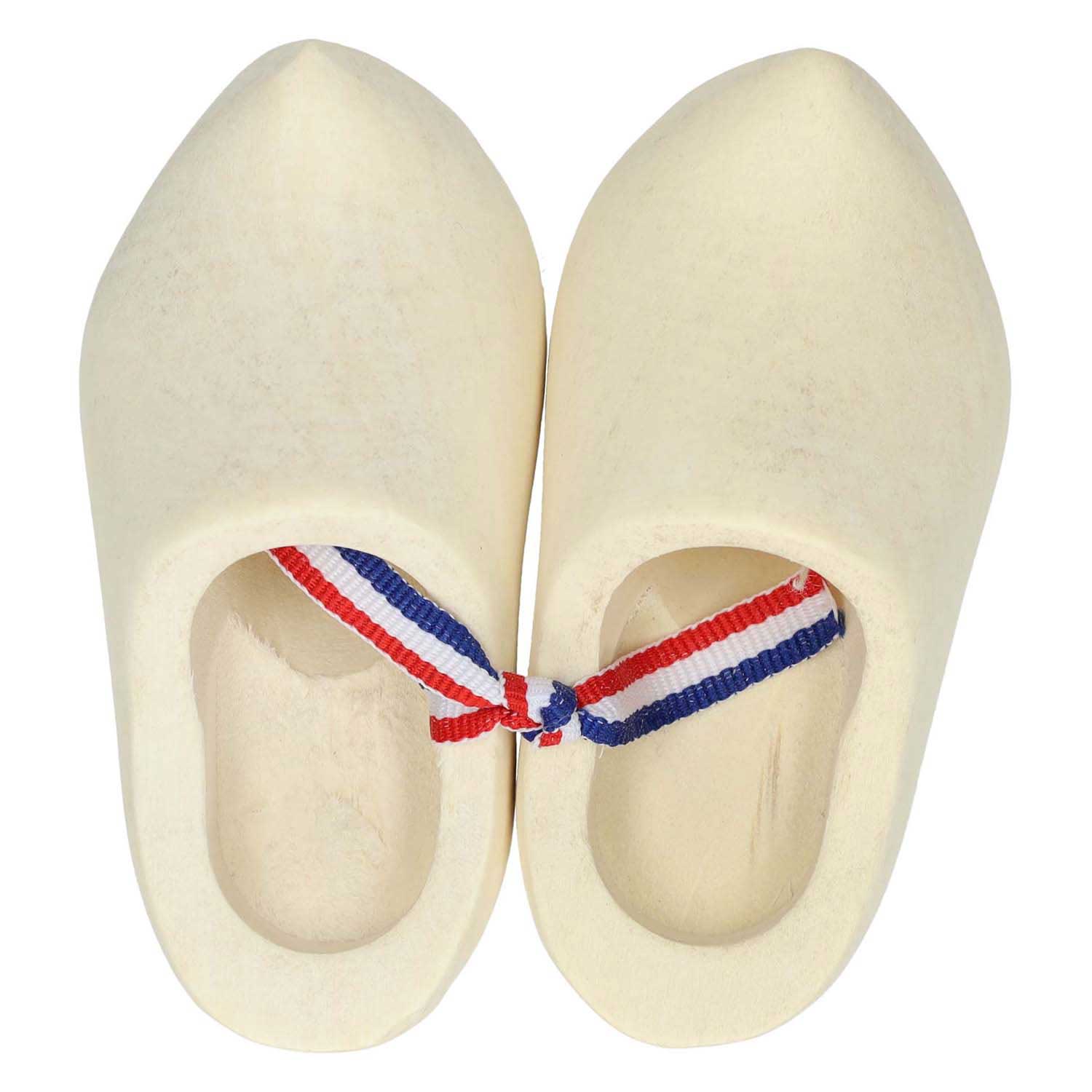 Speelhout houten klompjes 10 cm, 2st.