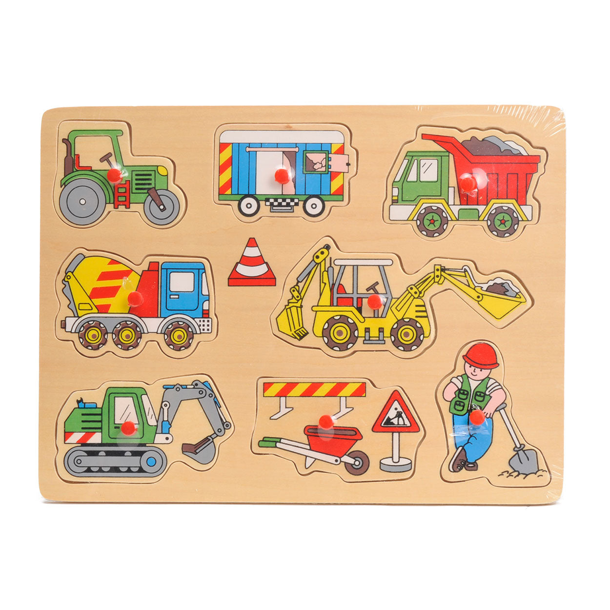 Playwood noppenpuzzel werk in uitvoering