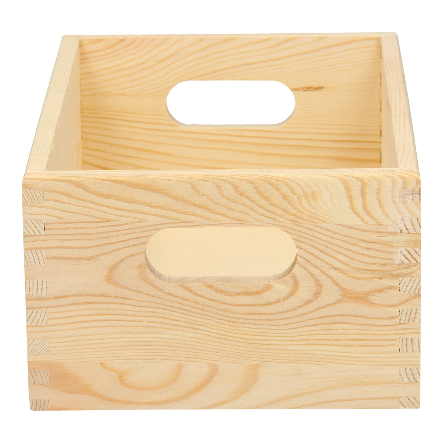 Small foot houten opbergkist