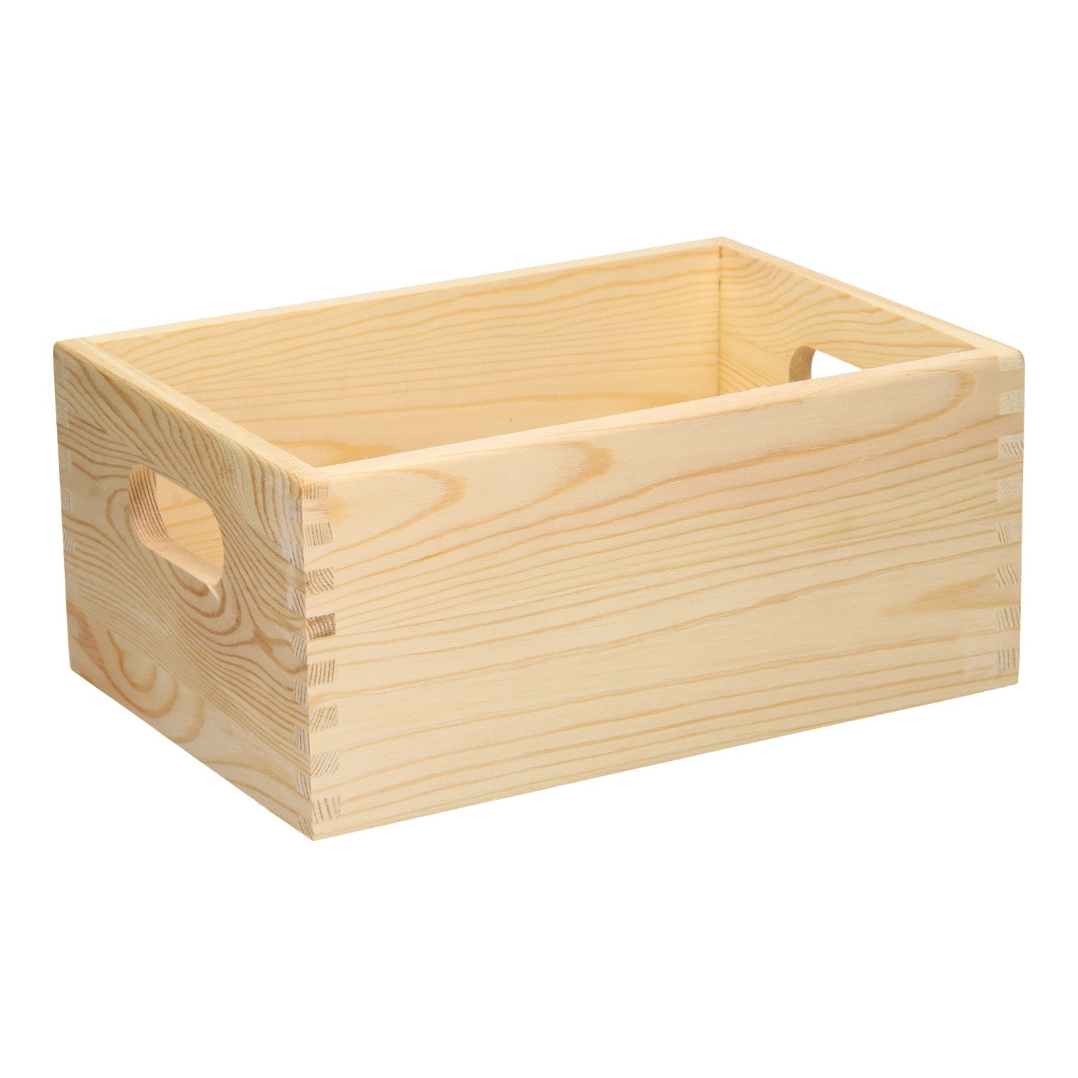Small foot houten opbergkist