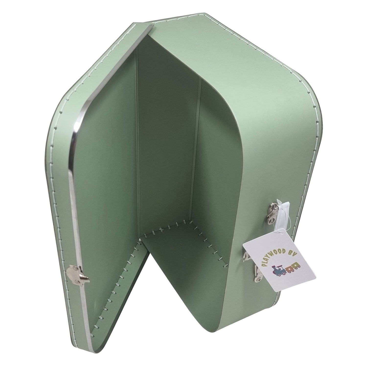 Playwood Kartonnen Kofferset Groen, 3st.