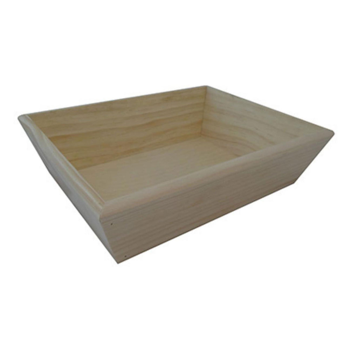 Playwood houten bak voor sensorisch spel - grenen - 25x16,5 cm.