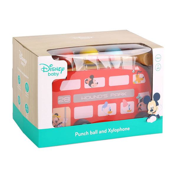 Disney Mickey Mouse Wooden Hammer Bench and Xylophone