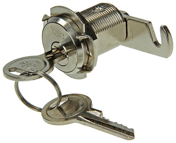 Mack 1015858 - 1 brievenkastslot vernikkeld 25mm | 5 stuks