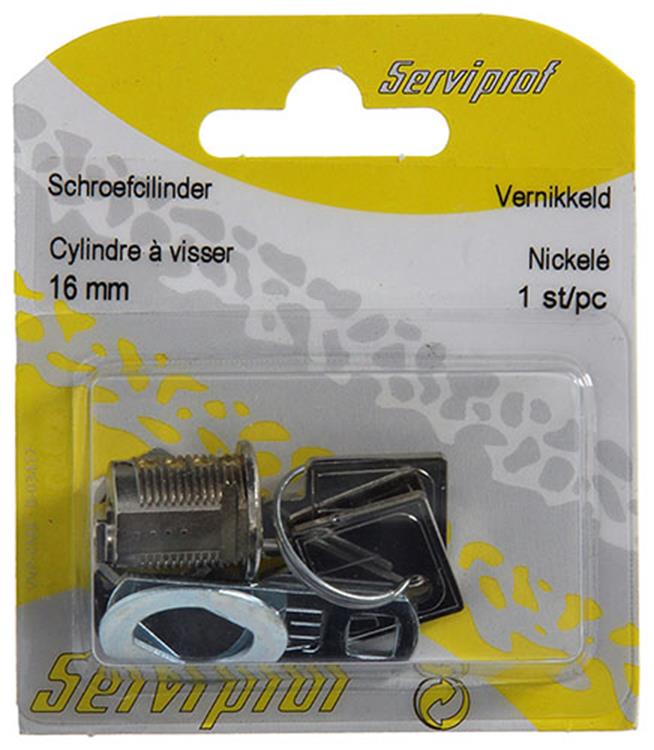 Mack 1015829 - brievenkastslot 16 mm | 5 stuks