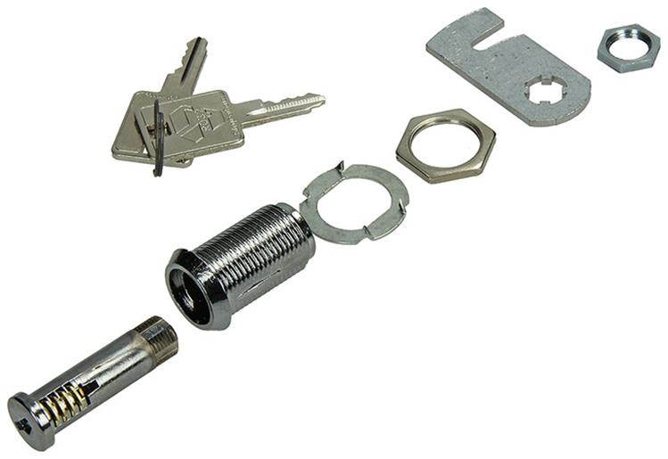 Mack 1013584 - 1 brievenkastslot verchroomd 32mm | 5 stuks