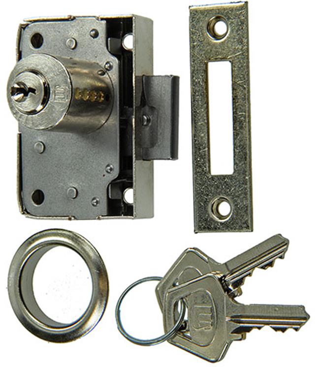 Mack 1015831 - 1 oplegcilinder meubelsl.l r vernikkeld 20 mm | 5 stuks
