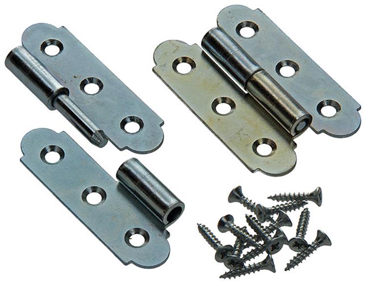 Mack 1013255 - 2 spaanse paumellen links verzinkt h 60 x b 40 mm | 5 stuks
