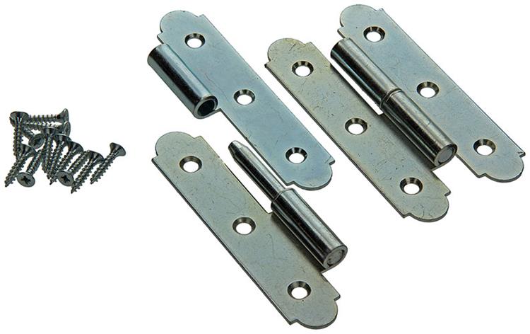 Mack 1013260 - 2 spaanse paumellen links verzinkt h 90 x b 50 mm | 5 stuks