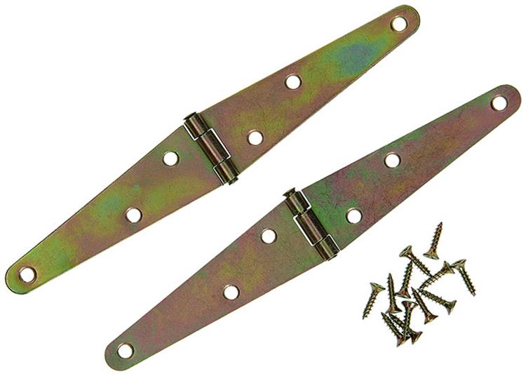 Mack 1013340 - 2 staarthengen gel.bl.verzinkt100 mm | 2 stuks