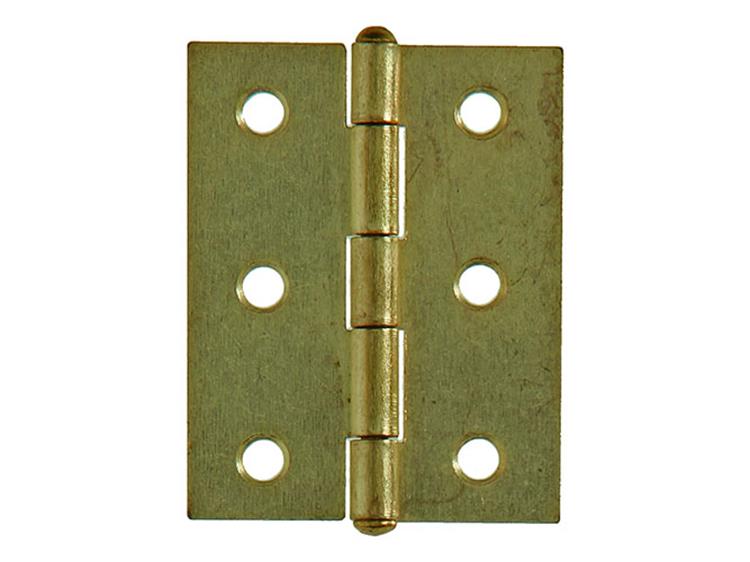 Mack 1013338 - 2 smalle scharnieren messing h 50 x b 30 mm | 5 stuks