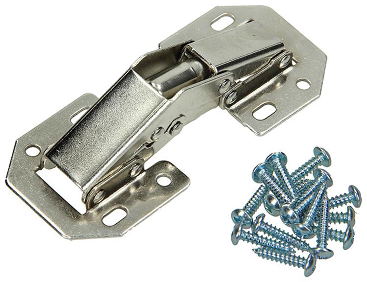 Mack 1013624 - 2 opzetveerscharnieren vernikkeld easy-line | 5 stuks