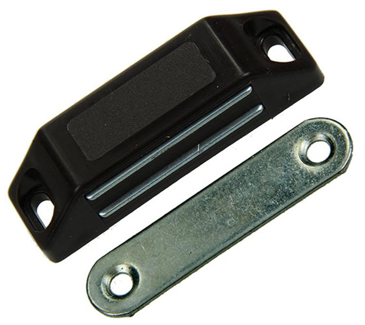 Mack 1015925 - 2 magneetsloten, zwaar model, kunststof bruin | 10 stuks