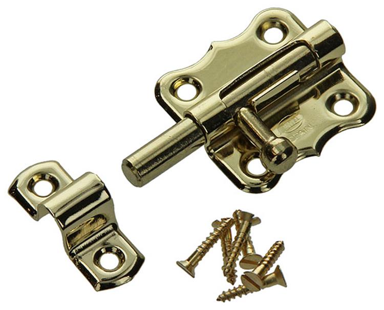 Mack 1015935 - 1 amerikaanse grendel vermessingd a 40 - b 20 mm | 5 stuks