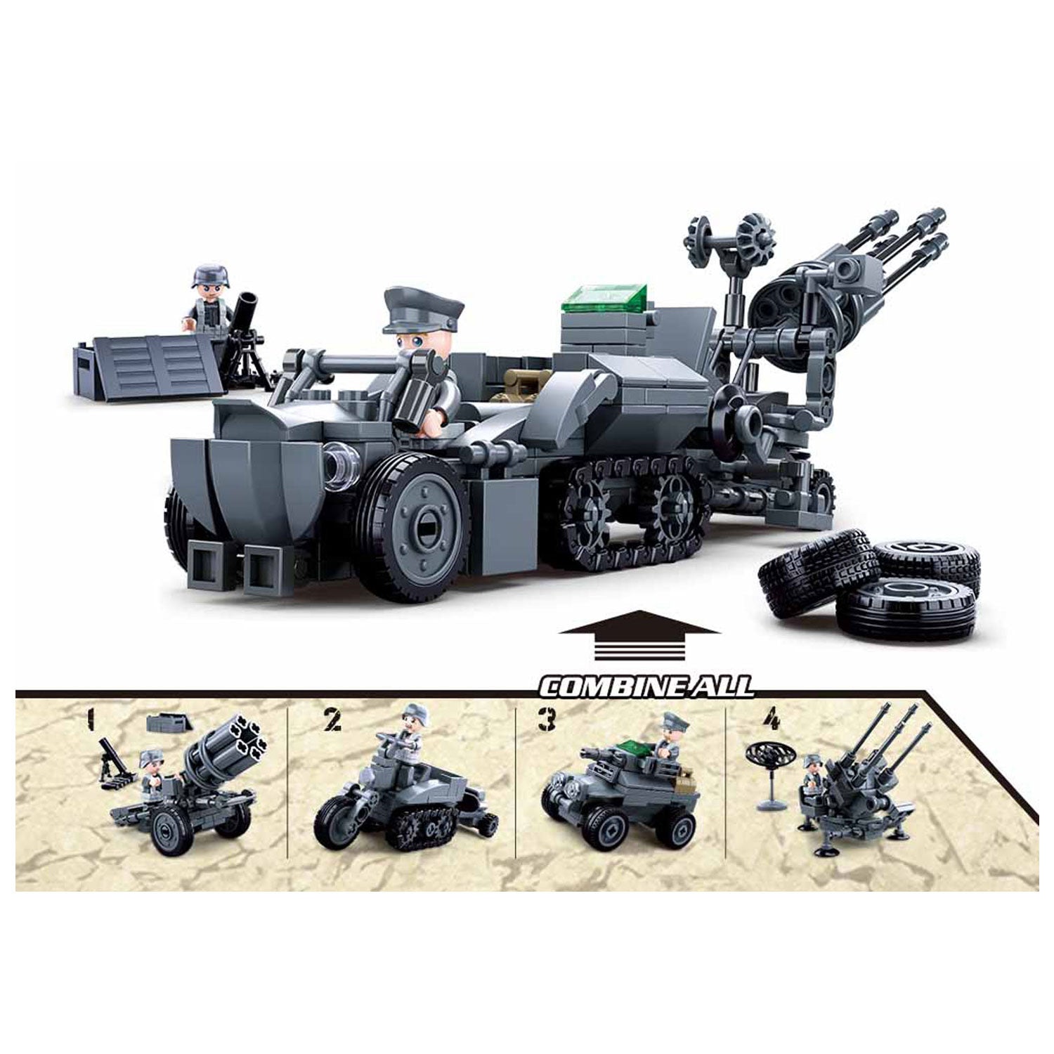 Sluban WOII - gecombineerde set