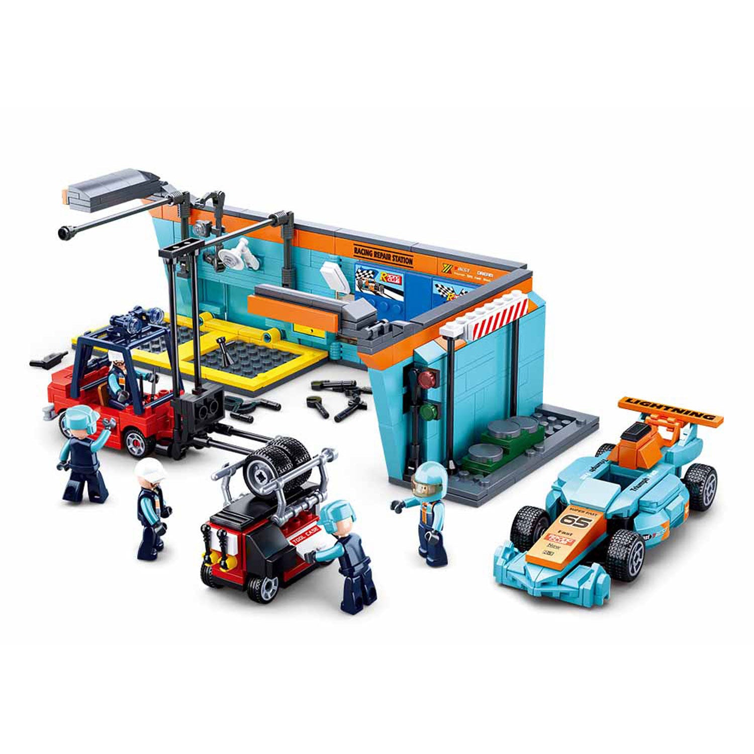 Sluban racing team - pitstraat