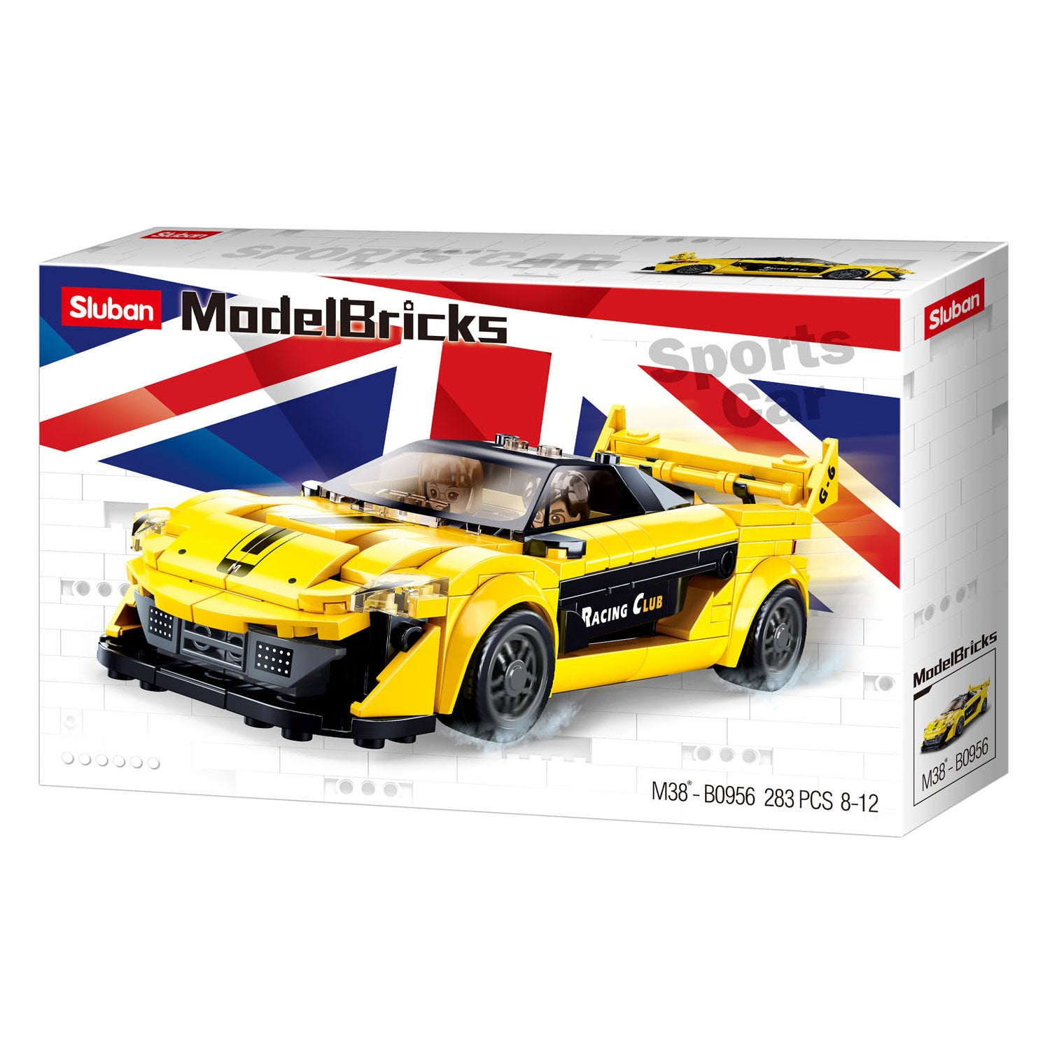 Sluban Engelse supercar geel