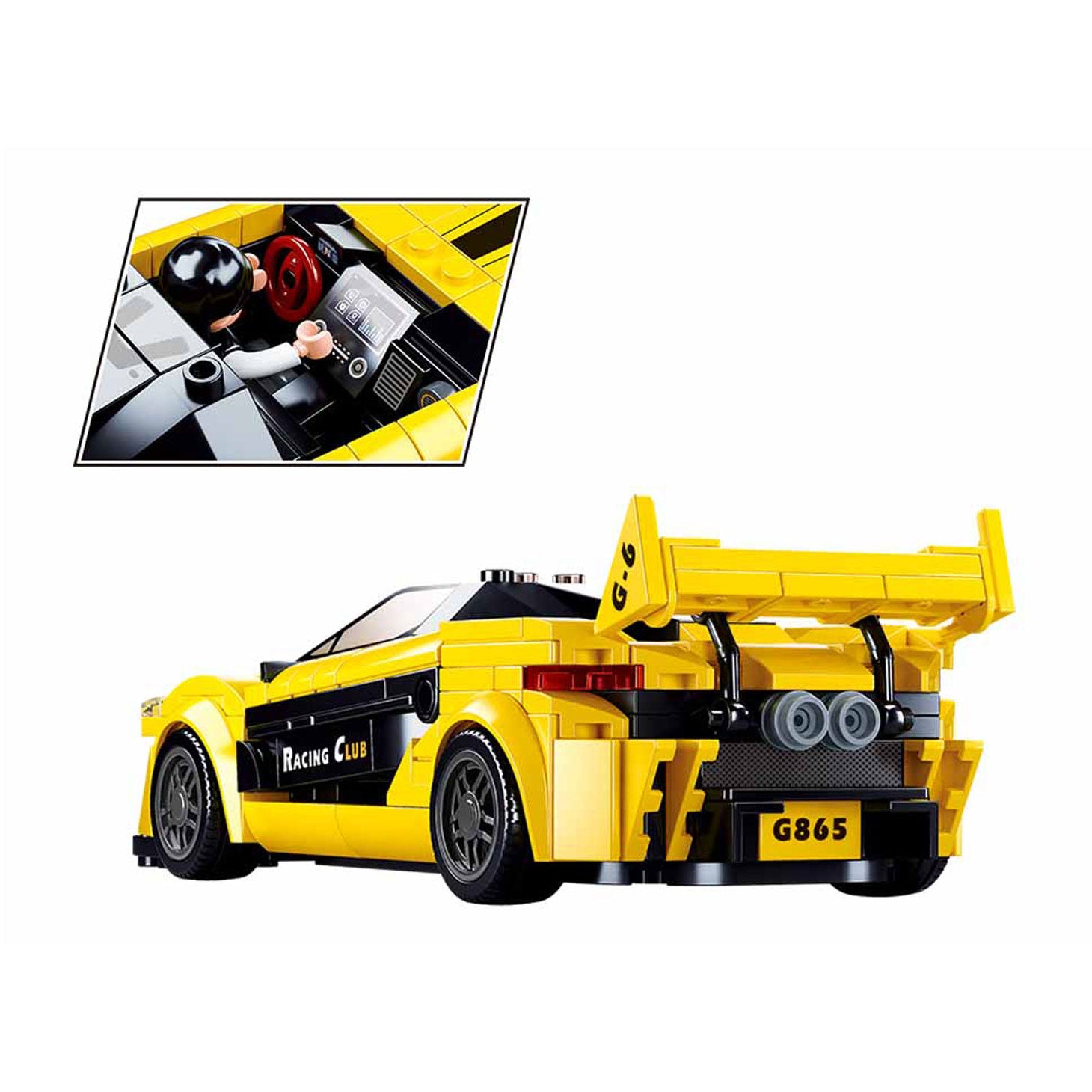 Sluban Engelse supercar geel