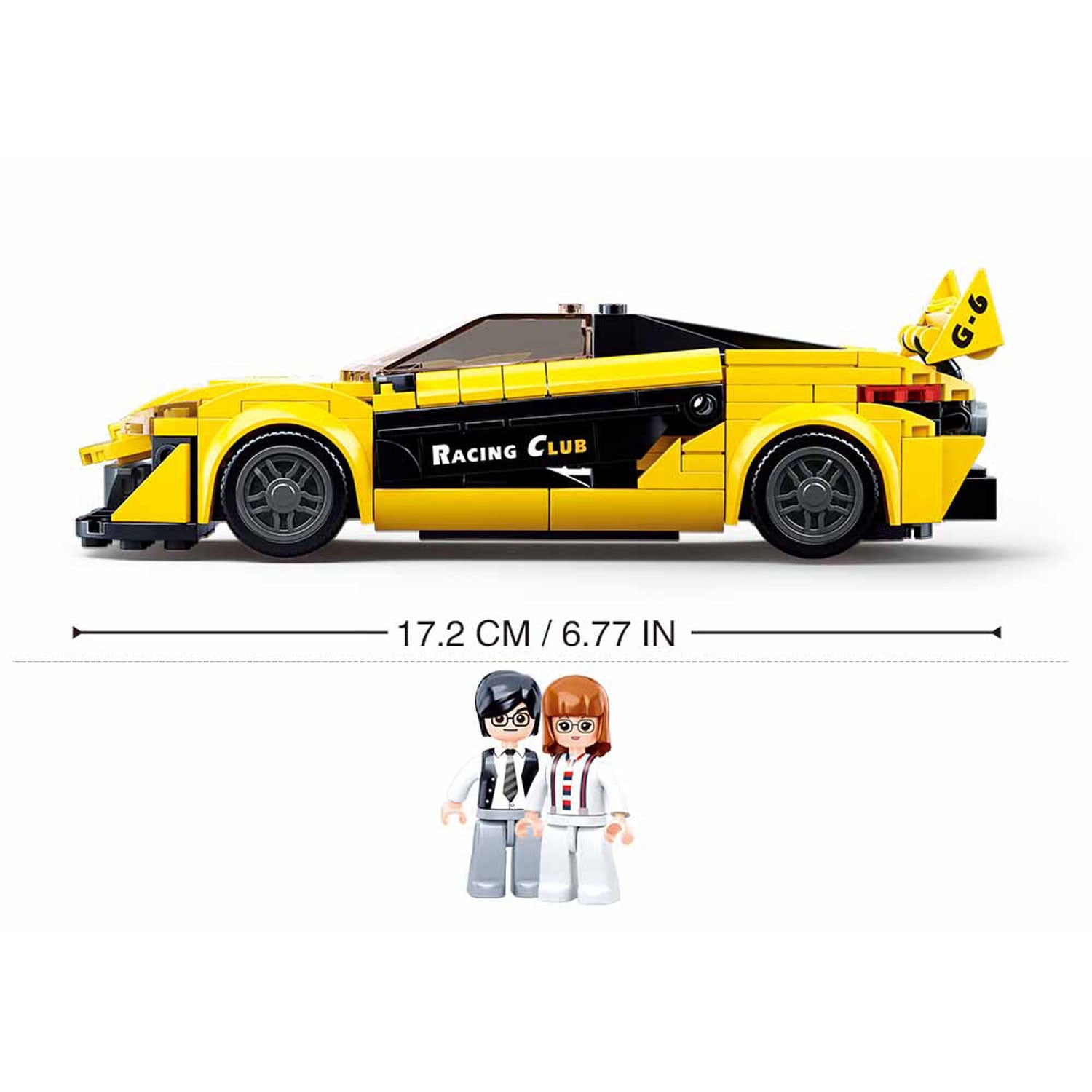 Sluban Engelse supercar geel