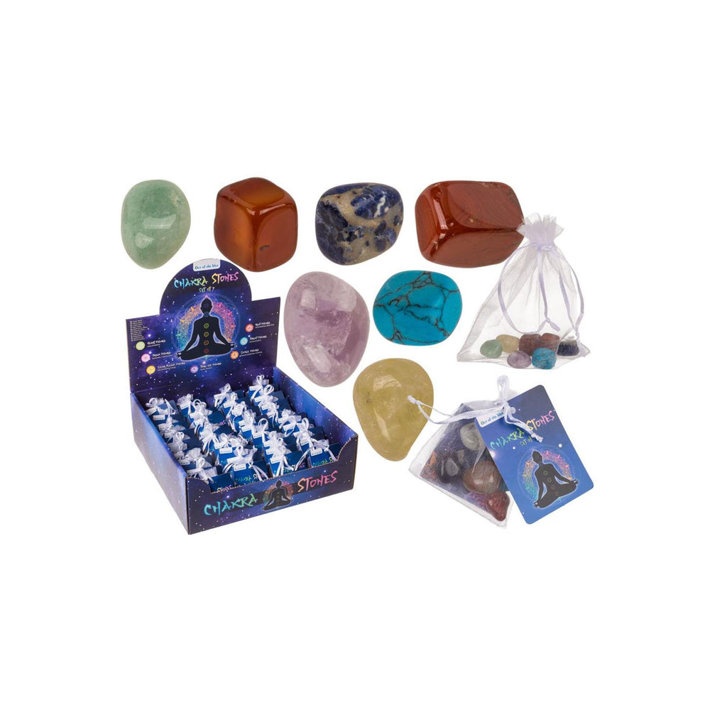 Ootb chakra stenen set a 7 stuks 1,5x1cm