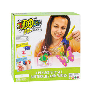 3d knutselset vlinder en elfjes ido3d