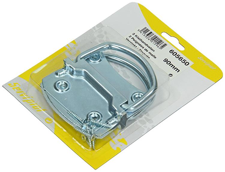 Mack 1013564 - 2 kisthandvaten verzinkt 90mm | 5 stuks