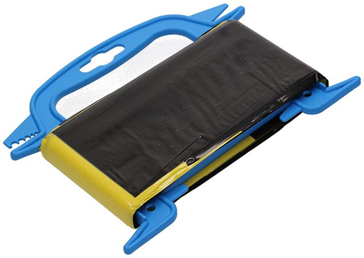 Mack 1014223 - afsperband geel zwart haspel 75mm x 50m 35 micron | 5 stuks