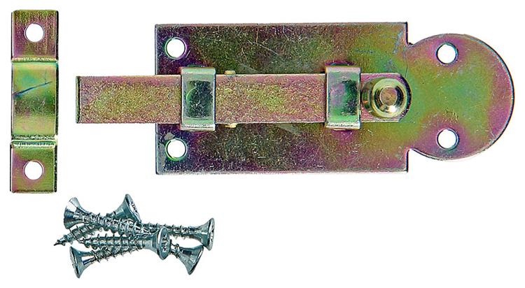 Mack 1014263 - raamschuif met ronde knop, bichromaat a 60 - b 10 mm | 5 stuks