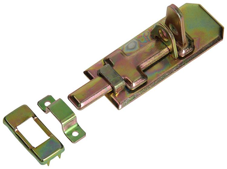Mack 1014281 - veiligheidsschuif voor hangslot, bichromaat 100mm | 5 stuks