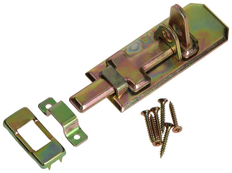 Mack 1014281 - veiligheidsschuif voor hangslot, bichromaat 100mm | 5 stuks