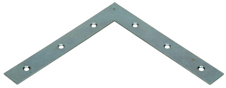 1014296 - 8 platte winkelhaken verzinkt 150x150x20mm | 10 stuks