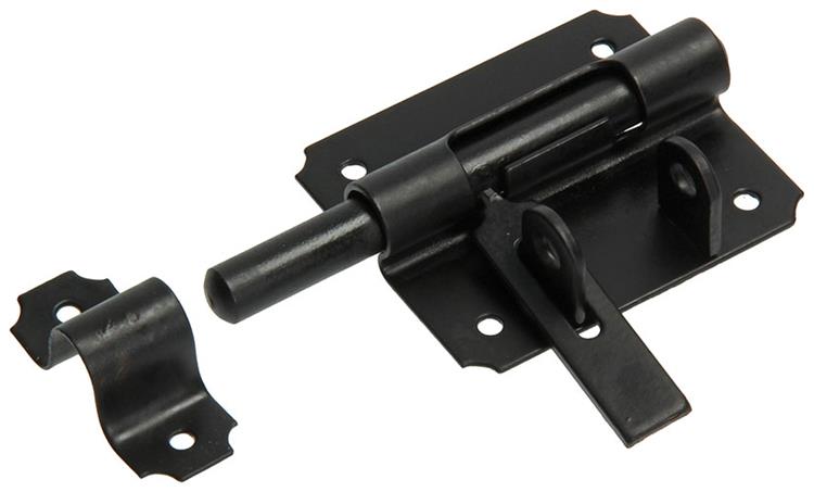Mack 1013735 - 1 hangslotgrendel zwart 80mm | 5 stuks