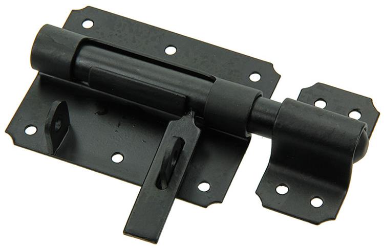 Mack 1013736 - 1 hangslotgrendel zwart 100mm | 5 stuks