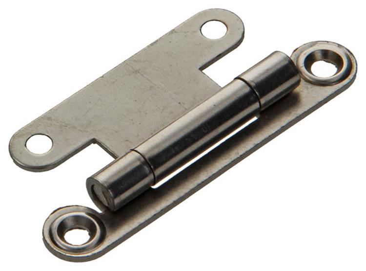 Mack 1013900 - 2 semi verborgen kastscharn. vernikkeld h 66 x b 30 mm | 5 stuks