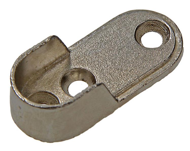 Mack 1014452 - 2 houders voor kastbaar vernikkeld | 5 stuks