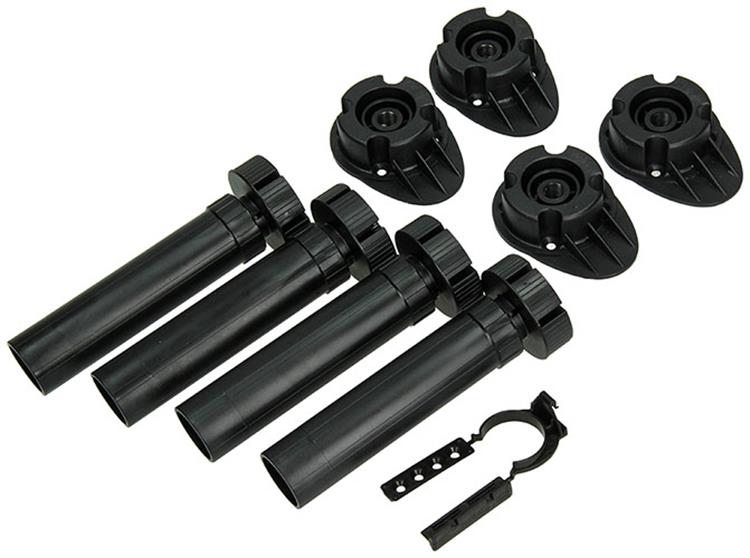 Mack 1014496 - set van 4 sokkelpoten kunststof 150 mm | 10 stuks