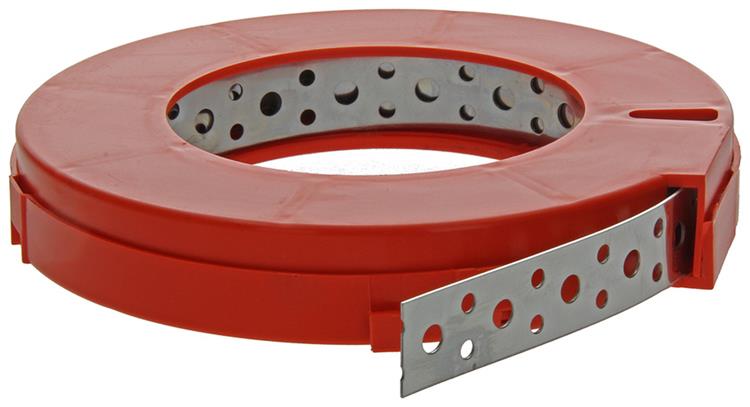 1014767 - geperforeerd bandijzer, inox 19mmx0.8mmx10m | 2 stuks