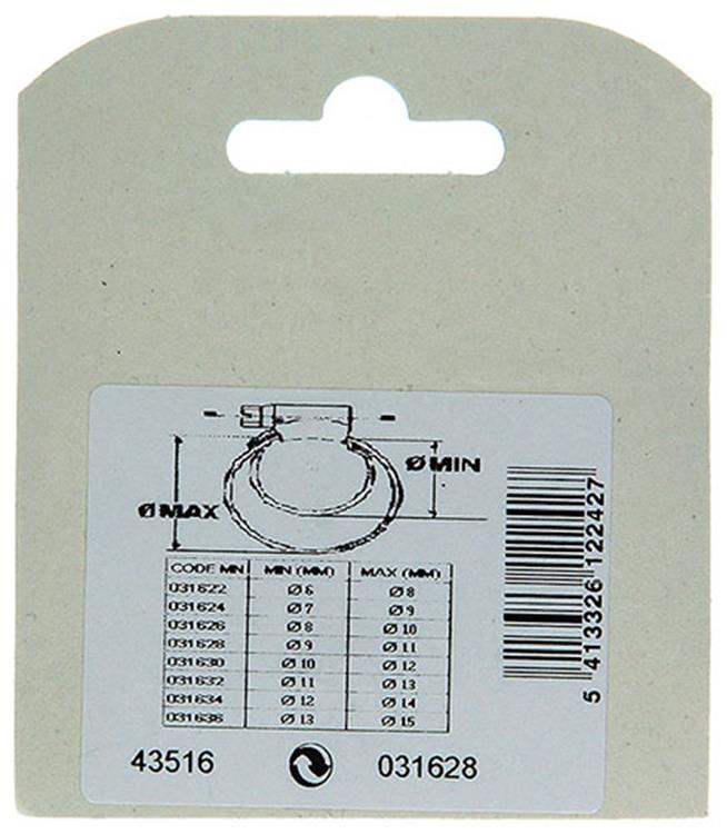 Mack 1011655 - 2 mini spanringen verzinkt 9x11mm | 10 stuks