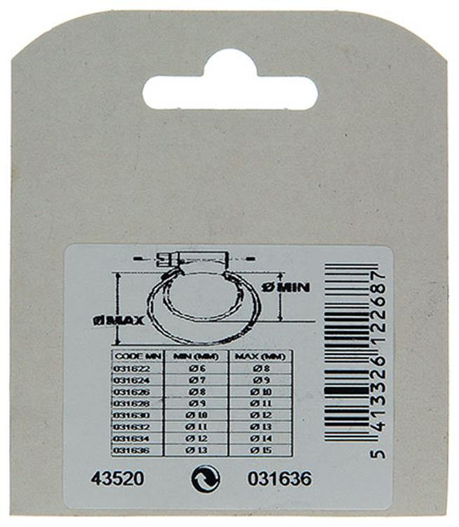 Mack 1011659 - 2 mini spanringen verzinkt 13x15mm | 10 stuks