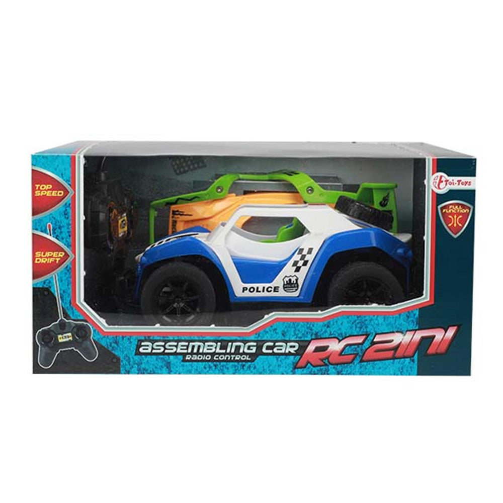Toi-toys toi toys rc auto cover change 2-in-1 wielen afstelbaar