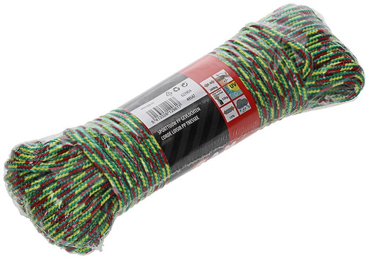 Mack 1014946 - sporttouw pp gevlochten streng4mm 20m | 5 stuks