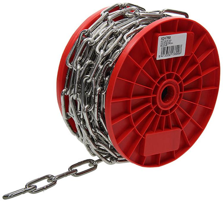 Mack 1015116 - kett. inox sch. lang din5685-1ø 5mm l 35mm 15m wwl 125 kg | 15 stuks