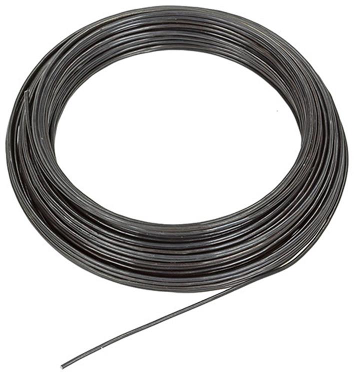 Mack 1015189 - binddraad zwart getemp. hobby ø1mm - 15m | 6 stuks