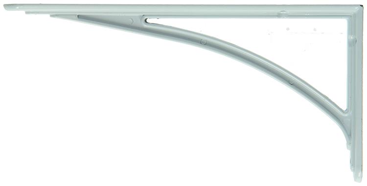1015317 - versterkte konzool alu wit 250x125 mm | 6 stuks