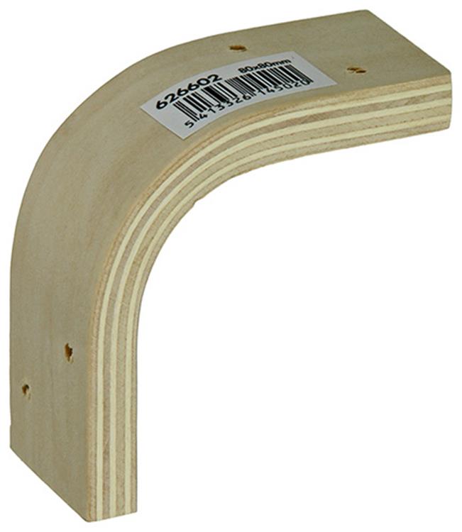 1015320 - konzool multiplex naturel 80x80mm | 10 stuks