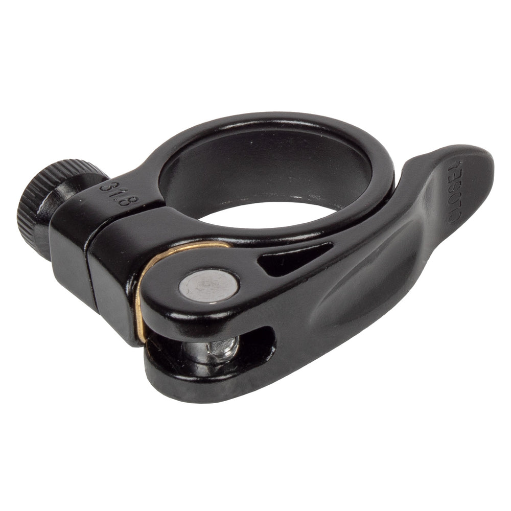 Zoom zadelpenklem met snelspanner 31,8 mm zwart