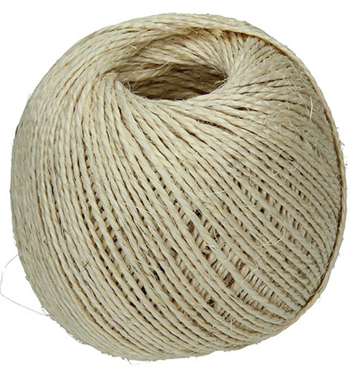 Mack 1013953 - paktouw sisal bobijn 3mm ca 90m | 5 stuks